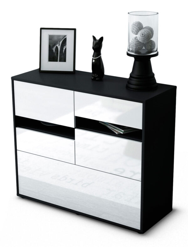 Sideboard Daria, Weiß (92x79x35cm)