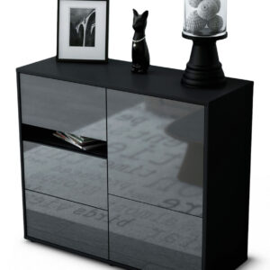 Sideboard Davina, Grau (92x79x35cm)