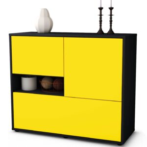 Sideboard Debora, Gelb (92x79x35cm)