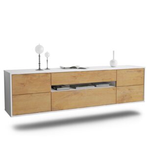 Lowboard Reno, Eiche, hängend (180x49x35cm)