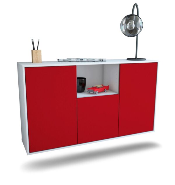Sideboard Overland Park, Bordeaux, hängend (136x79x35cm)