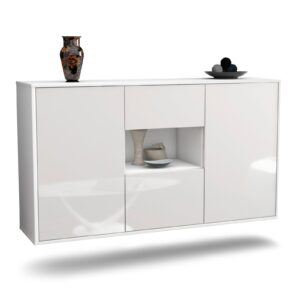 Sideboard Tallahassee, Weiß, hängend (136x79x35cm)