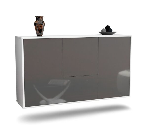Sideboard Vancouver, Grau, hängend (136x79x35cm)