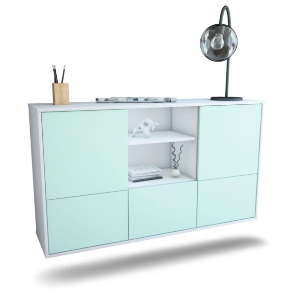 Sideboard Grand Prairie, Mint, hängend (136x79x35cm)