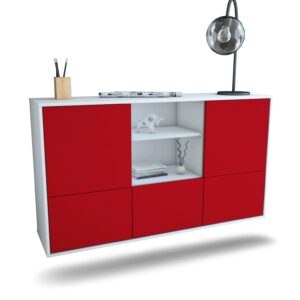 Sideboard Grand Prairie, Bordeaux, hängend (136x79x35cm)