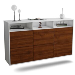 Sideboard Cape Coral, Walnuss, hängend (136x79x35cm)