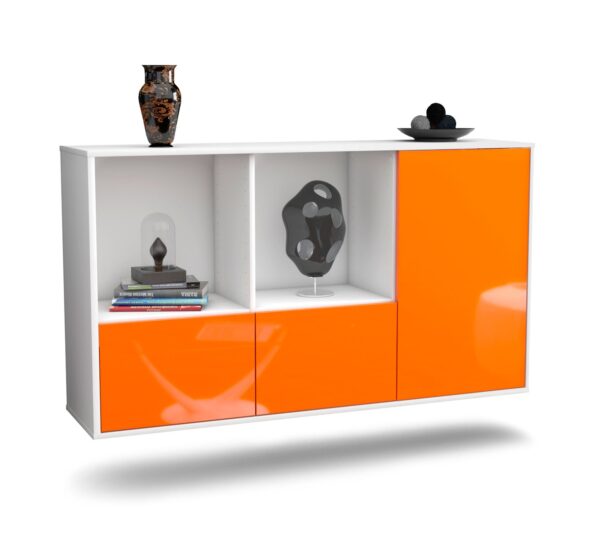 Sideboard Springfield, Orange, hängend (136x79x35cm)