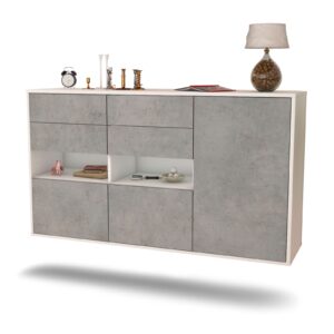 Sideboard Santa Rosa, Beton, hängend (136x79x35cm)