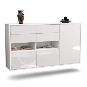 Sideboard Santa Rosa, Weiß, hängend (136x79x35cm)