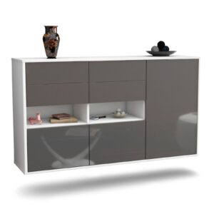 Sideboard Santa Rosa, Grau, hängend (136x79x35cm)