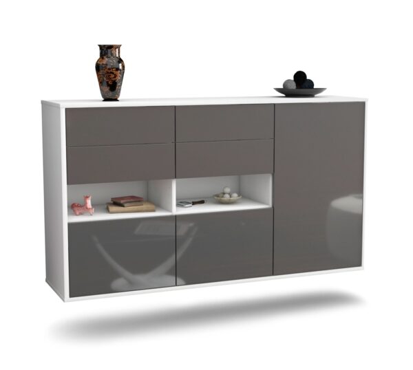 Sideboard Santa Rosa, Grau, hängend (136x79x35cm)
