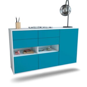 Sideboard Santa Rosa, Türkis, hängend (136x79x35cm)