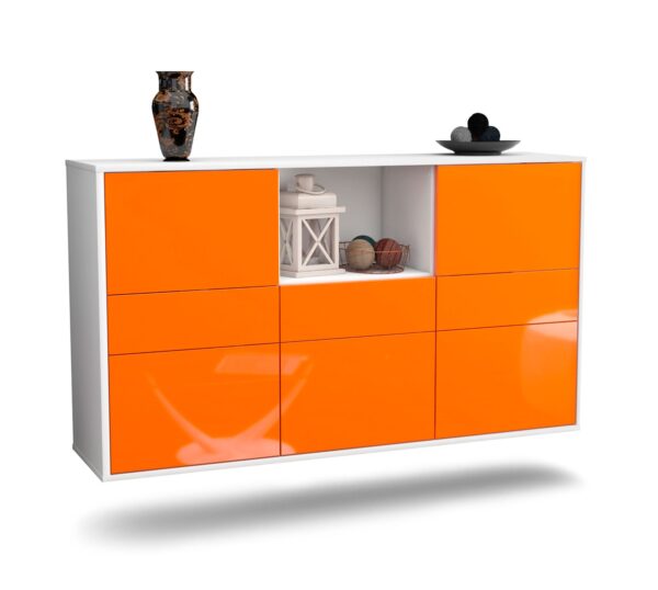 Sideboard Pomona, Orange, hängend (136x79x35cm)