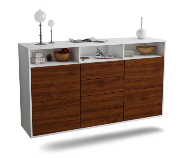 Sideboard Salem, Walnuss, hängend (136x79x35cm)