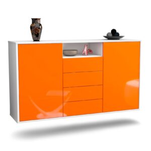 Sideboard Eugene, Orange, hängend (136x79x35cm)