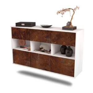 Sideboard Paterson, Rost, hängend (136x79x35cm)