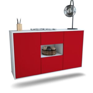 Sideboard Pasadena, Bordeaux, hängend (136x79x35cm)
