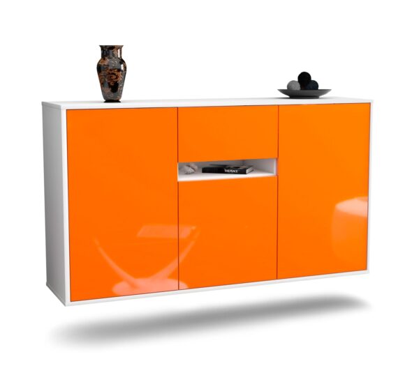 Sideboard Hampton, Orange, hängend (136x79x35cm)