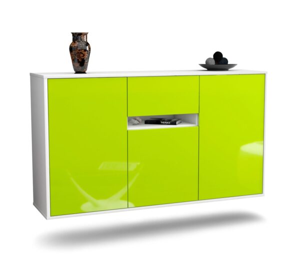 Sideboard Hampton, Grün, hängend (136x79x35cm)