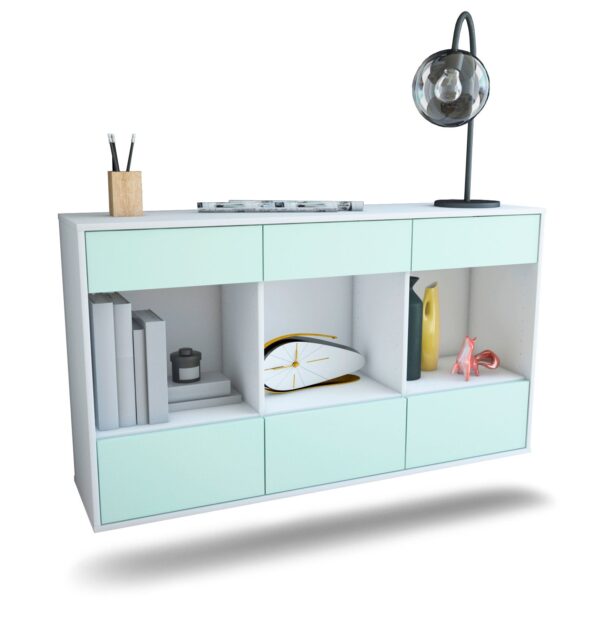Sideboard Torrance, Mint, hängend (136x79x35cm)