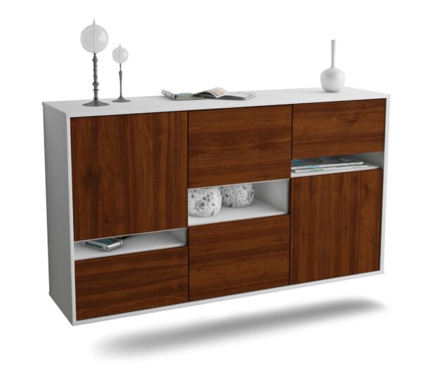 Sideboard Hayward, Walnuss, hängend (136x79x35cm)