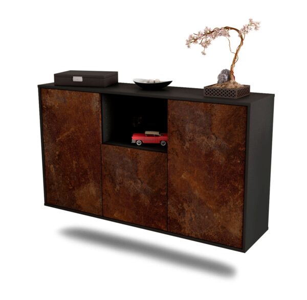 Sideboard Overland Park, Rost, hängend (136x79x35cm)