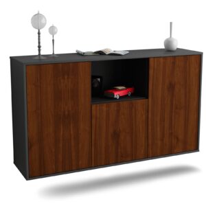 Sideboard Overland Park, Walnuss, hängend (136x79x35cm)