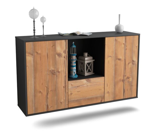 Sideboard Garden Grove, Pinie, hängend (136x79x35cm)