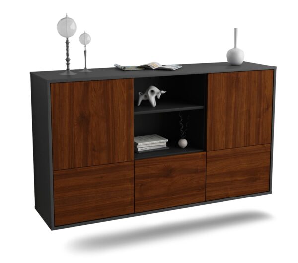 Sideboard Grand Prairie, Walnuss, hängend (136x79x35cm)