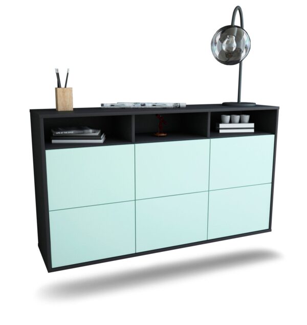 Sideboard Cape Coral, Mint, hängend (136x79x35cm)