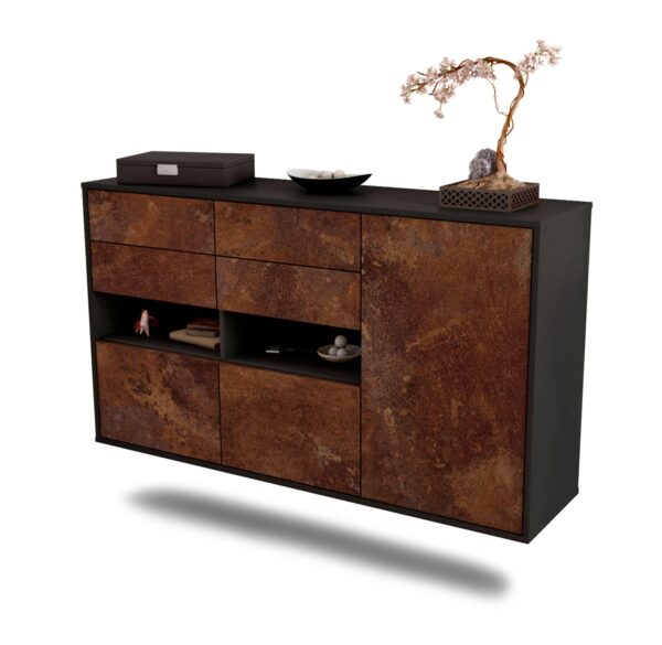 Sideboard Santa Rosa, Rost, hängend (136x79x35cm)