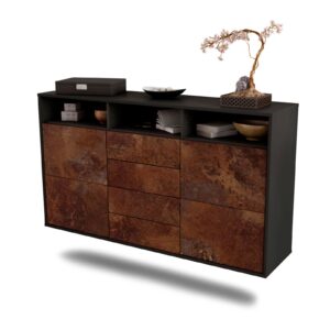 Sideboard Salem, Rost, hängend (136x79x35cm)