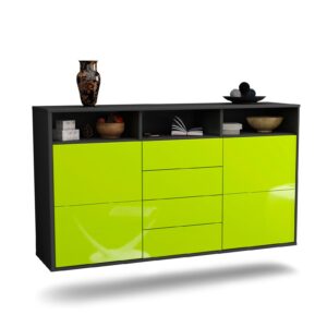 Sideboard Salem, Grün, hängend (136x79x35cm)