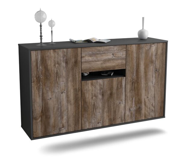 Sideboard Hampton, Treibholz, hängend (136x79x35cm)