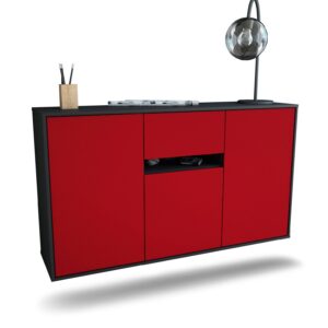 Sideboard Hampton, Bordeaux, hängend (136x79x35cm)