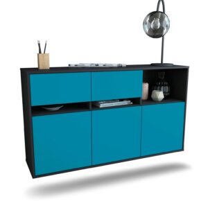 Sideboard Enterprise, Türkis, hängend (136x79x35cm)