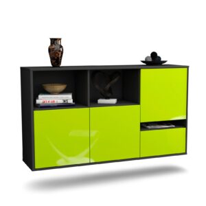 Sideboard Salinas, Grün, hängend (136x79x35cm)