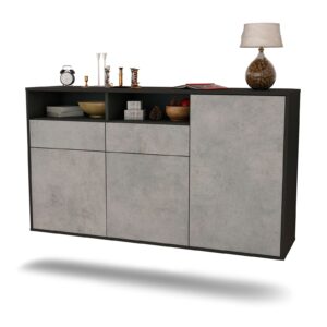 Sideboard Hollywood, Beton, hängend (136x79x35cm)
