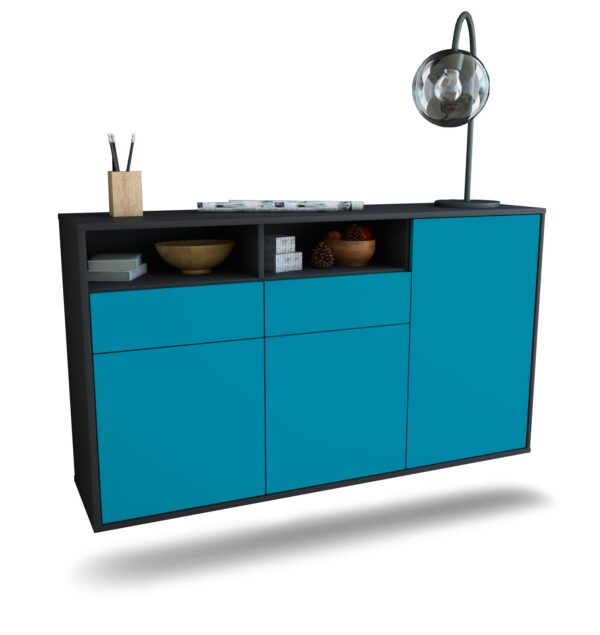 Sideboard Hollywood, Türkis, hängend (136x79x35cm)