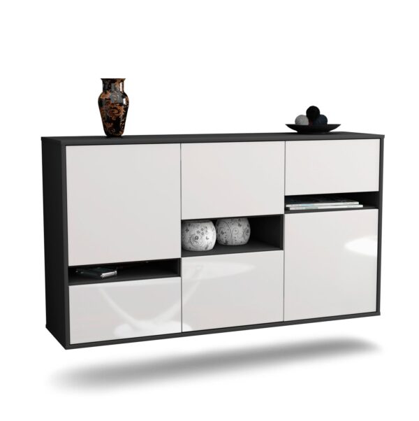 Sideboard Hayward, Weiß, hängend (136x79x35cm)