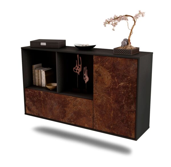 Sideboard Palmdale, Rost, hängend (136x79x35cm)