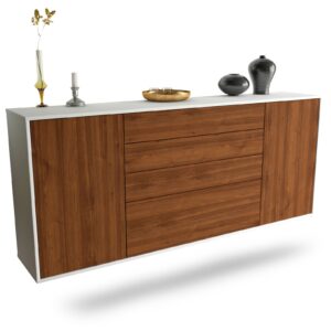 Sideboard Alexandria, Walnuss, hängend (180x79x35cm)