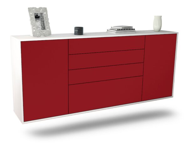 Sideboard Alexandria, Bordeaux, hängend (180x79x35cm)