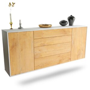 Sideboard Bridgeport, Eiche, hängend (180x79x35cm)