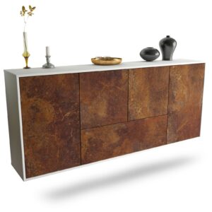 Sideboard Escondido, Rost, hängend (180x79x35cm)
