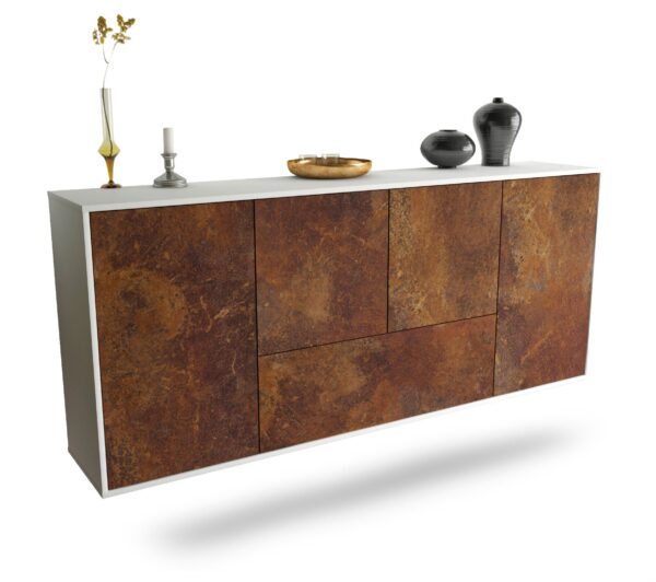 Sideboard Escondido, Rost, hängend (180x79x35cm)