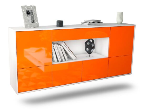 Sideboard Fullerton, Orange, hängend (180x79x35cm)
