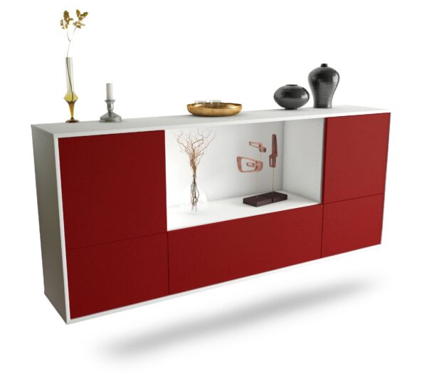 Sideboard Sunnyvale, Bordeaux, hängend (180x79x35cm)