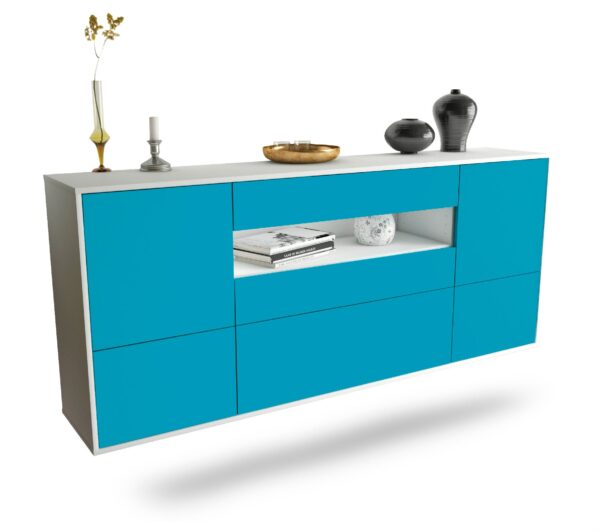 Sideboard Savannah, Türkis, hängend (180x79x35cm)
