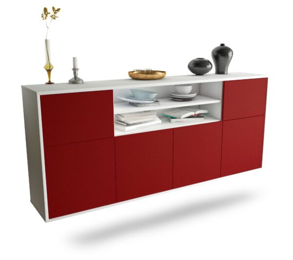 Sideboard Cedar Rapids, Bordeaux, hängend (180x79x35cm)